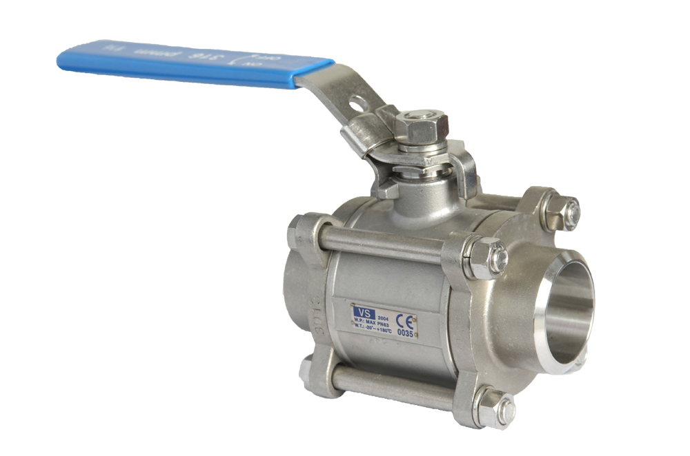 Brass Ball valve 2-pcs in/out BSP 1/2"