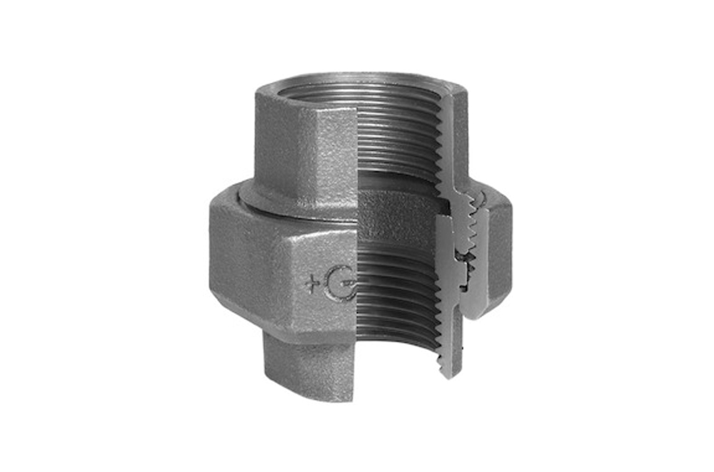Galvanized mall. Coupling 3-pcs con in/in (nr 340) BSP 2"