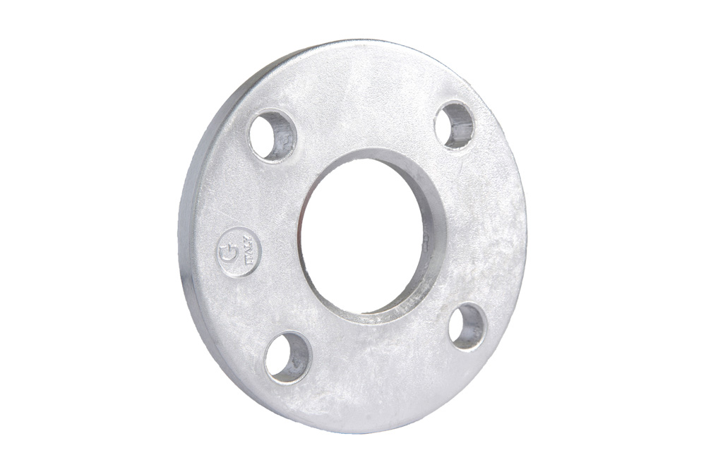 Aluminum Lap joint flange PN10/4 holes DIN 2642 DN50/60,3 mm