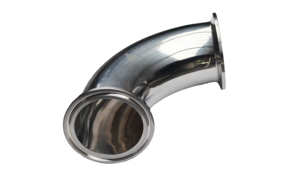 Elbow Tri Clamp with double ferrule