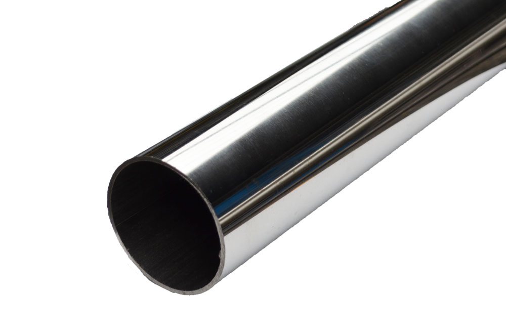 SS 316L 1.4404 Tube welded/unannealed EN10217-7 high gloss 129x2 mm