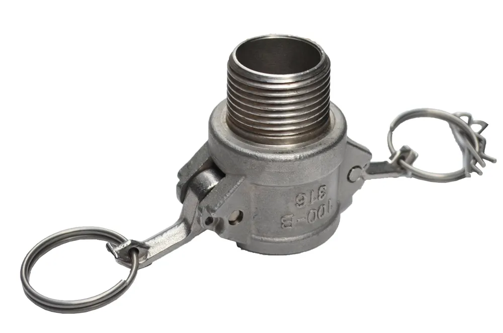 RVS 316L 1.4404 Camlock Type B bu (moeder) BSP 4"