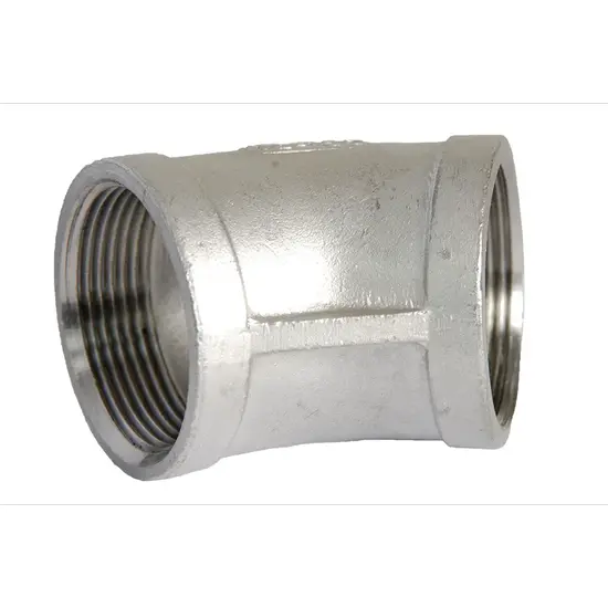 RVS 316 1.4408 Knie KI 45 gr bi/bi (nr 120) BSP 1/2"