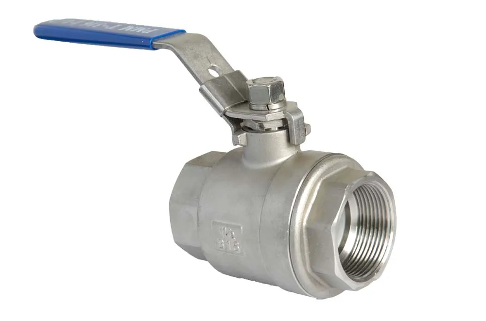 SS 316L 1.4404 Ball valve 2-pcs in/in PN140 BSP 1/4" L=50 mm