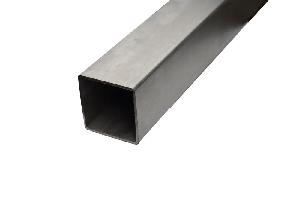 SS 304L 1.4307 Square tube removed internal wire G320 polished 30x30x1,5 mm