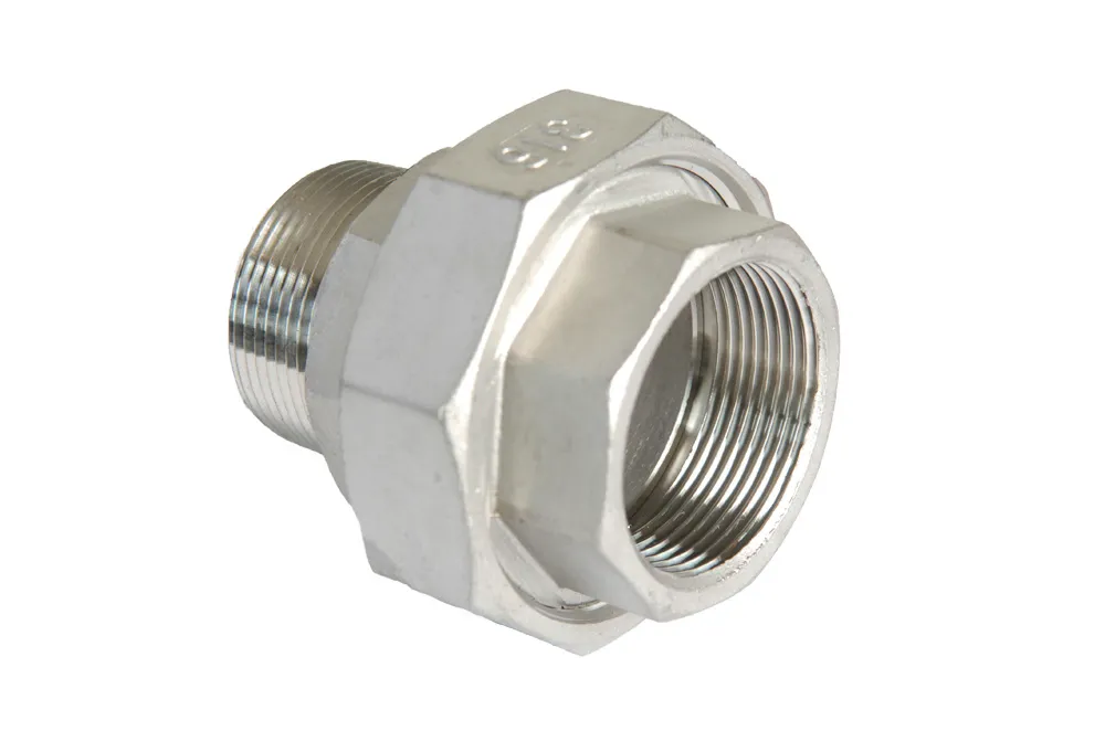 SS 316L 1.4404 Coupling 3-pcs con in/out (nr 341) BSP 2.1/2"