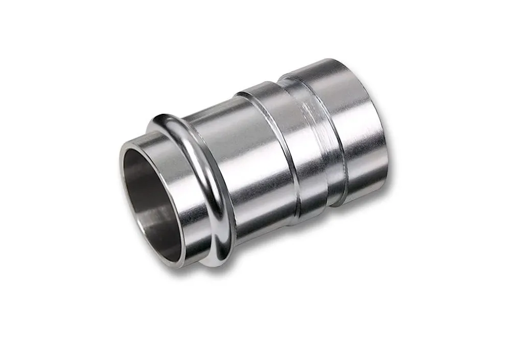 SS 304 1.4301 NiroTherm Press reducing nipple F/groove EN10352 76,1x76,1 mm