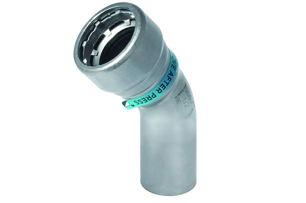 Steel SANHA Heavy Press elbow 45 gr M/P 60,3 mm 2"