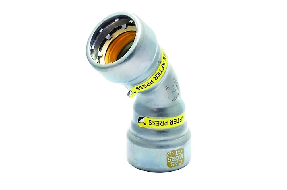 Steel SANHA Heavy Press elbow 45 gr P/P Gas 42,4 mm 1.1/4"