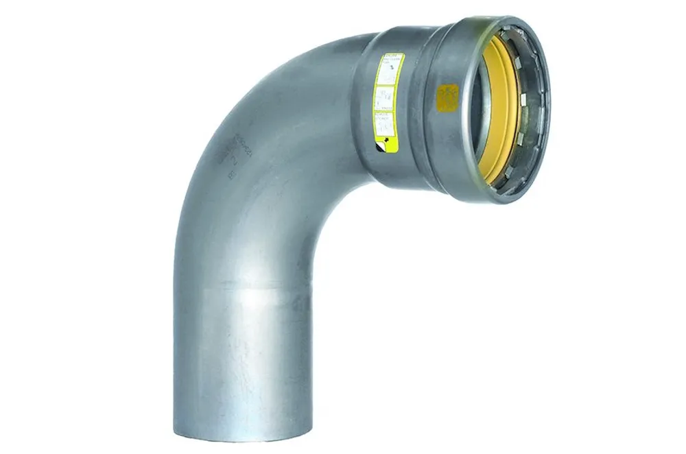 Steel SANHA Heavy Press elbow 90 gr M/P Gas 48,3 mm 1.1/2"