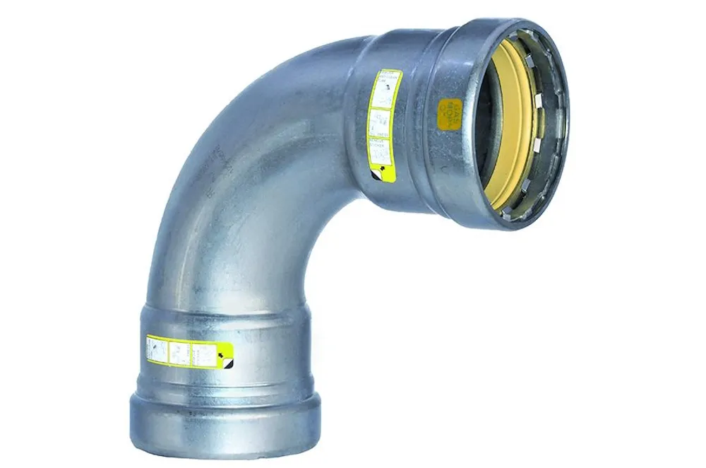 Steel SANHA Heavy Press elbow 90 gr P/P Gas 60,3 mm 2"