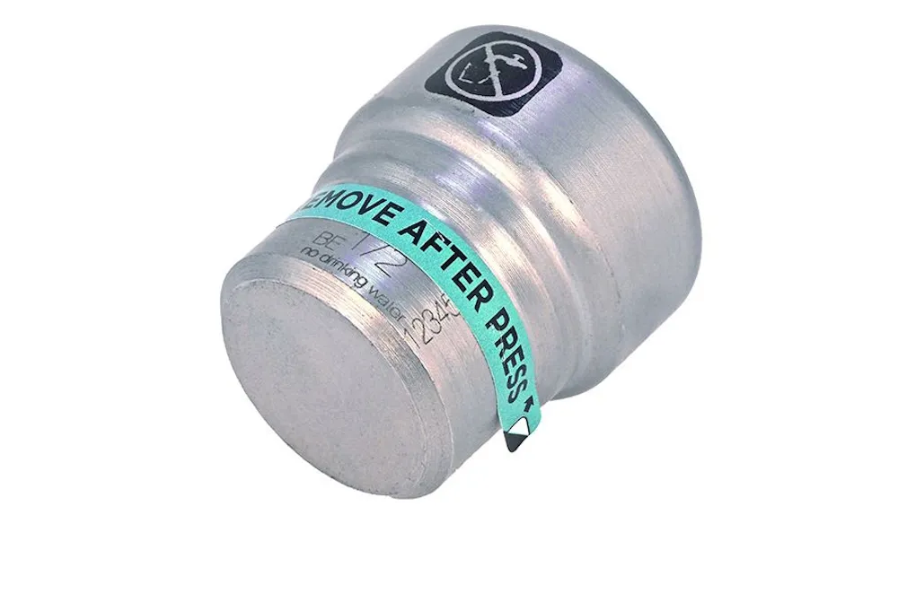 Steel SANHA Heavy Press cap P 48,3 mm x 1.1/2"