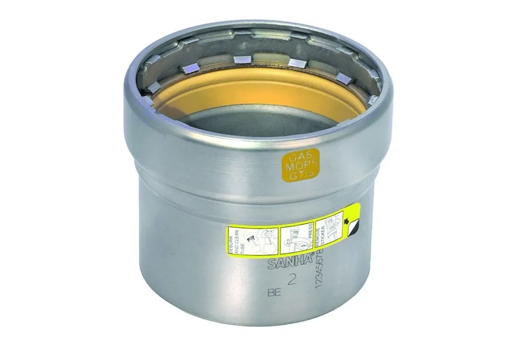 Steel SANHA Heavy Press cap P Gas 21,3 mm x 1/2"