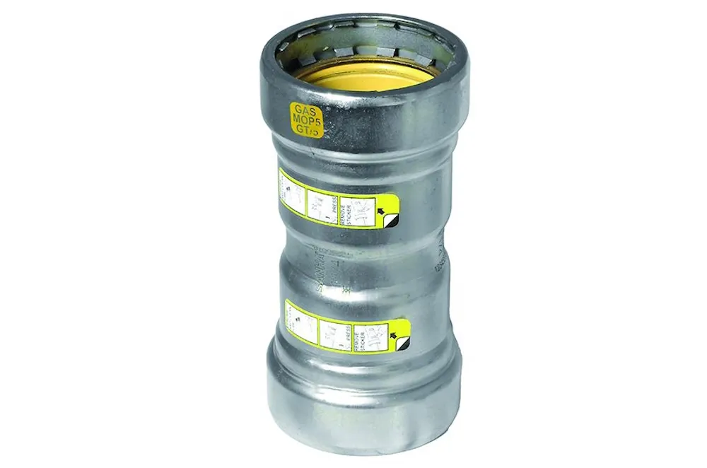 Steel SANHA Heavy Press single coupling P/P Gas 33,7 mm 1"