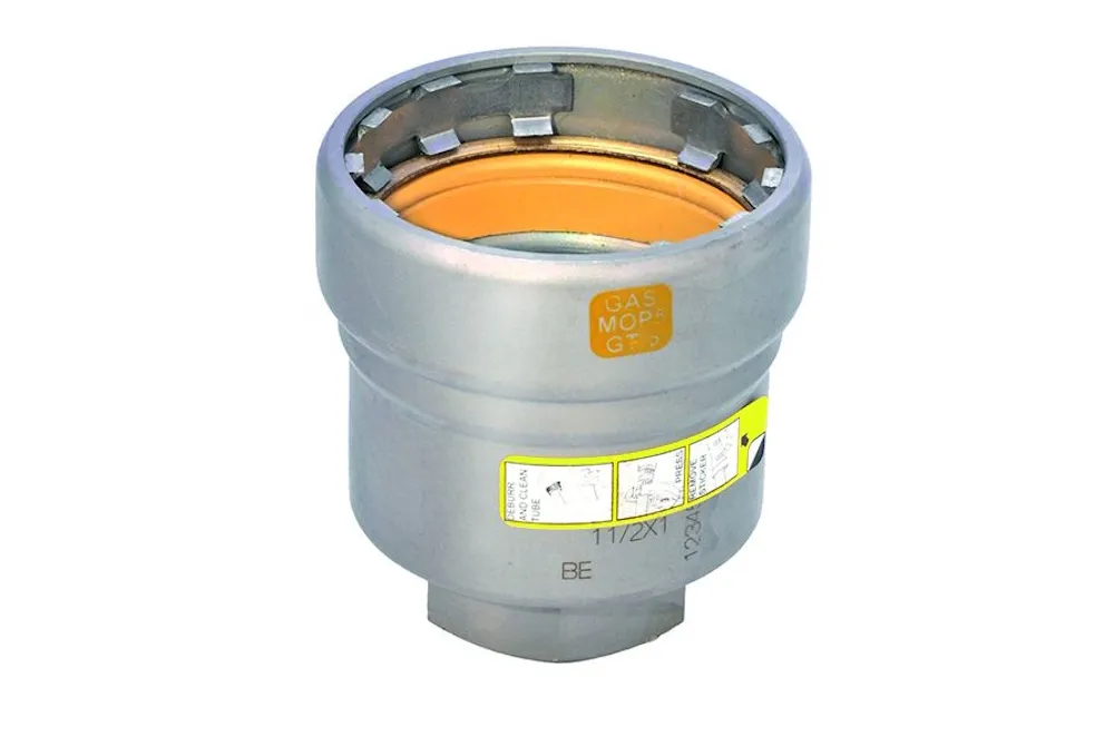 Steel SANHA Heavy Press reducing coupling P/in BSP Gas 60,3 mm x 1/2"