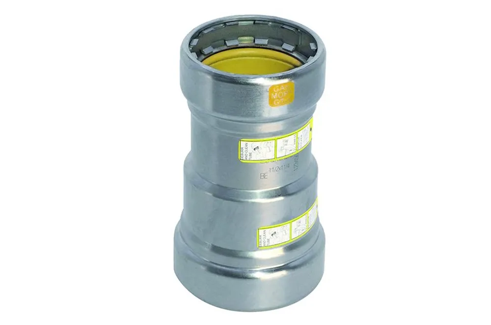 Steel SANHA Heavy Press reducing coupling P/P Gas 60,3x48,3 mm 2"x1.1/2"