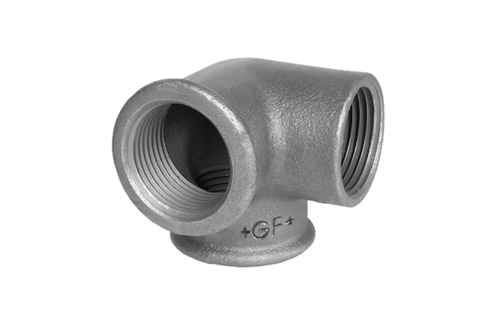 Galvanized mall. Knee 45 deg in/out (nr 121) BSP 1.1/2"