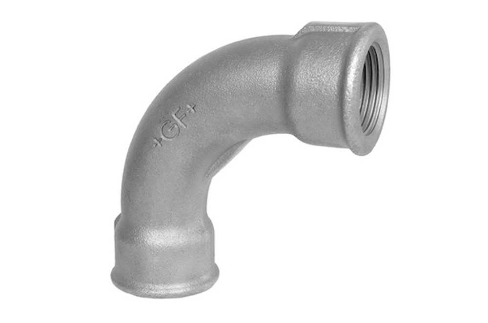 Galvanized mall. Long radius elbow 90 deg in/in (nr 2) BSP 4"