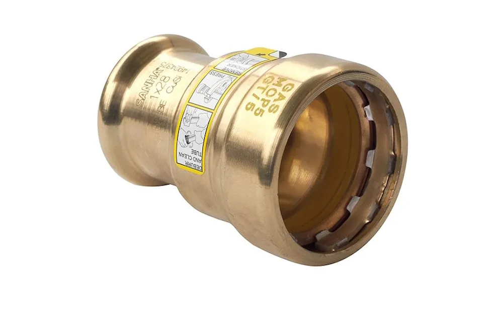 Steel SANHA Heavy Press adapter P/F Gas 48,3x42 mm 1.1/2"