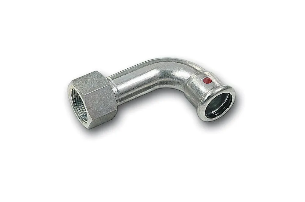 Steel SANHA Therm Press elbow 90 gr F/in BSP galvanized 35 mm x 1/2"