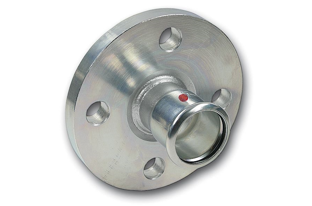 Steel P250GH Press Flange PN16/4 holes EN1092-1 Type 1 galvanized DN50/54 mm